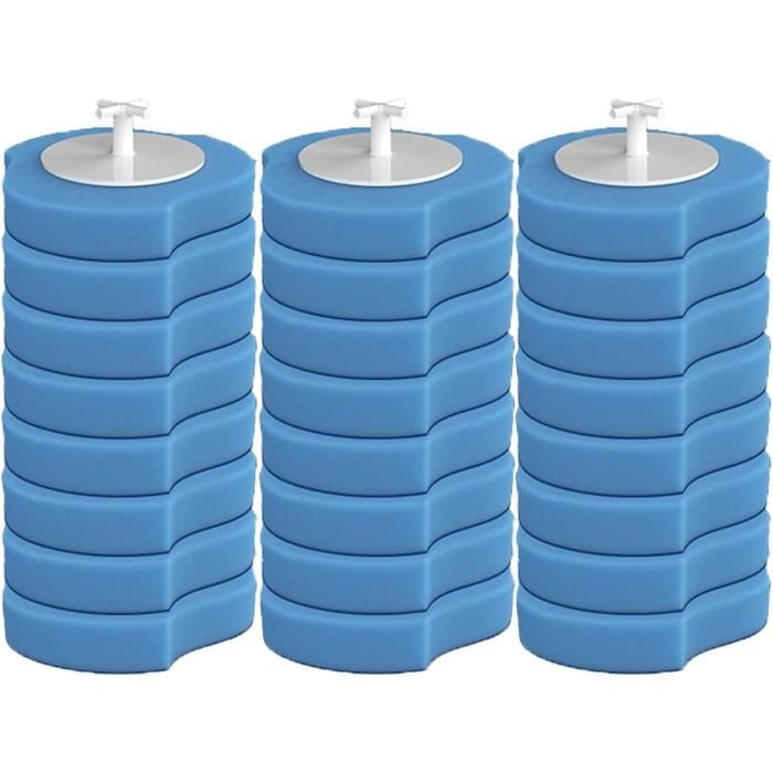 Kit Brosse WC Jetable AnMelon - Support Mural Ou Posé, 16 Têtes De Rechange, Nettoyage Hygiénique Et Sans Contact