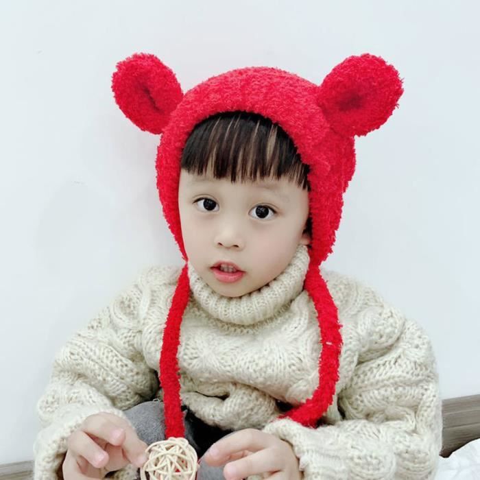 Soins Bebenouveau Ne Bebe Garcon Fille Dessin Anime Chaud Bonnet De Beanie Au Crochet Tricot Earflap Lygrd Sim Cdiscount Pret A Porter