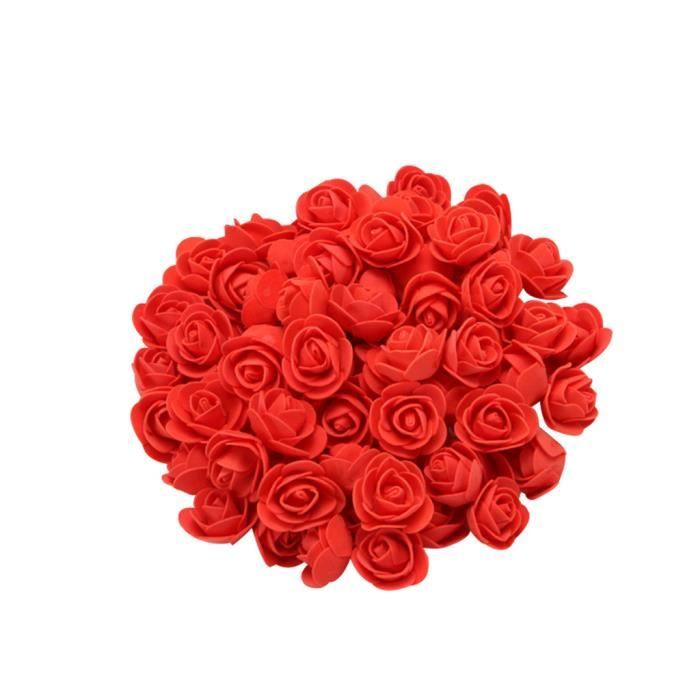 500PCS mousse fleur de rose rouge Cadeaux pour la fête de mariage Fête des  mères GTT90228002L - Cdiscount Maison