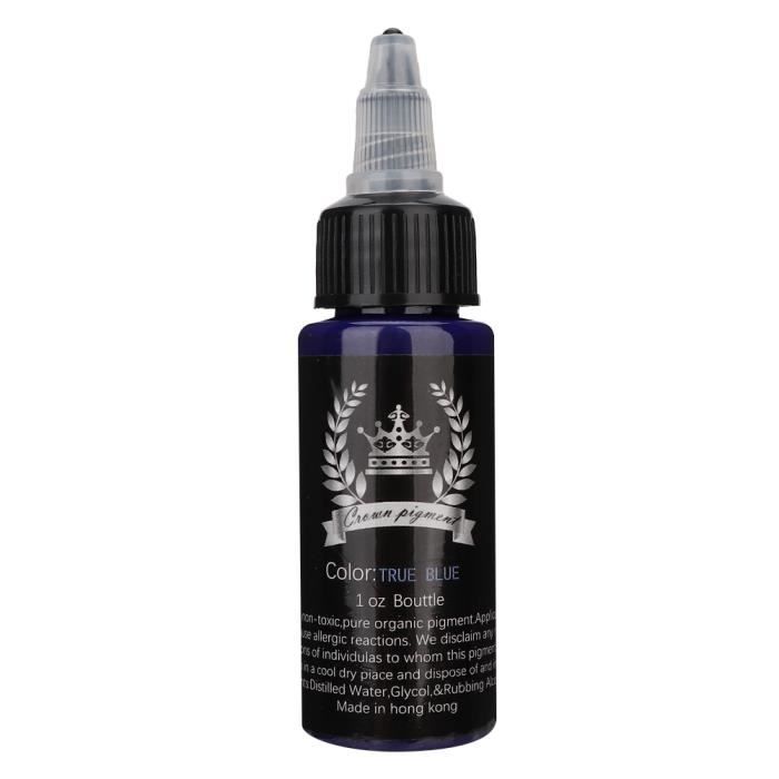 Encre De Tatouage Extrait De Plante Semi Permanent Tattoo Longue Duree Bleu Achat Vente Encre A Tatouage Encre De Tatouage Extrait Cdiscount