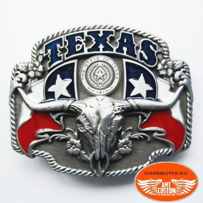 Boucle Ceinture Universelle Biker USA Western Texas Cdiscount Auto