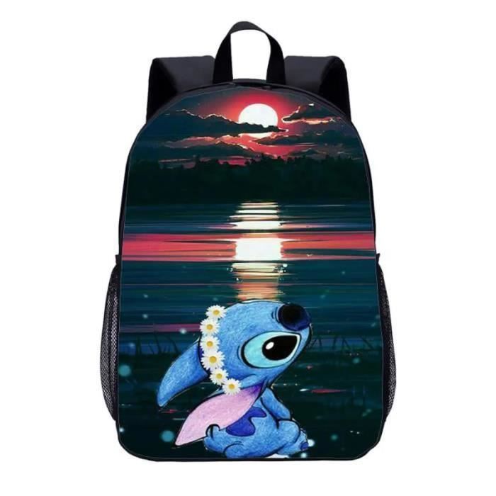 Cartable école Primaire Maternelle Mybagstory - Trolley – Stitch – 3D – Rose - Enfant - Ecole - Primaire Sac école Maternelle