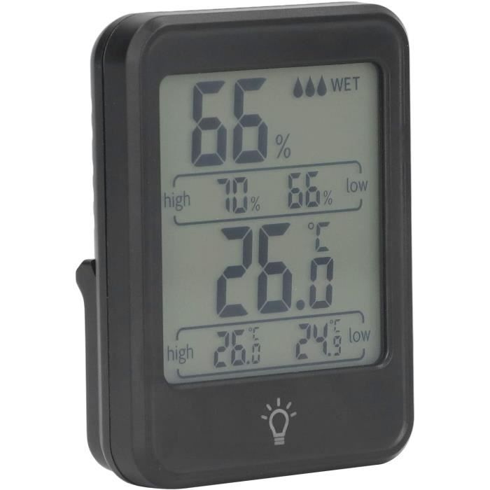 Thermometre Numerique Interieur, Moniteur Temperature Humidite Digital  Hygrometre Cave a Vin, Inkbird ITH-10 Ecran LCD pour Frigo