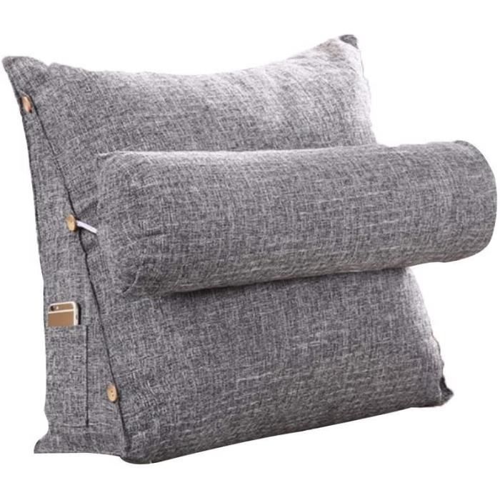 Coussin de lecture pour dossier triangulaire coussin de taille pour canapé chaise de bureau lit de lecture