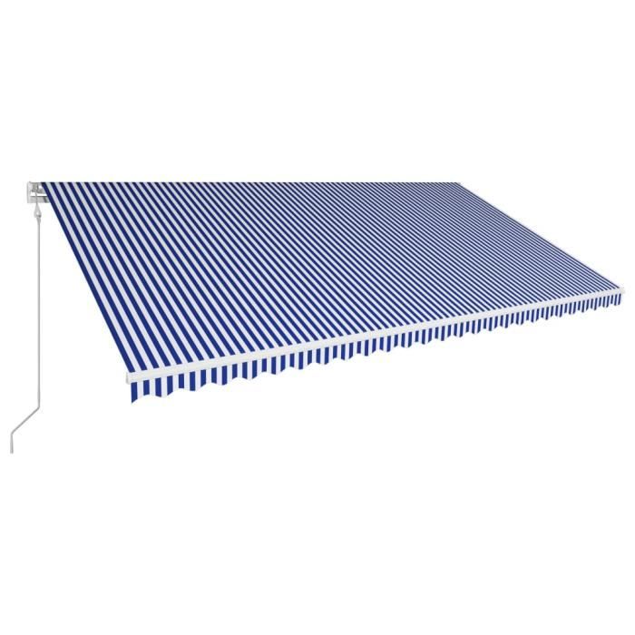 Store Banne Rétractable 200x145 Cm – Protection Solaire Et Pluie Pour Balcon, Terrasse, Fenêtre – Tissu Polyester Imperméable - 10
