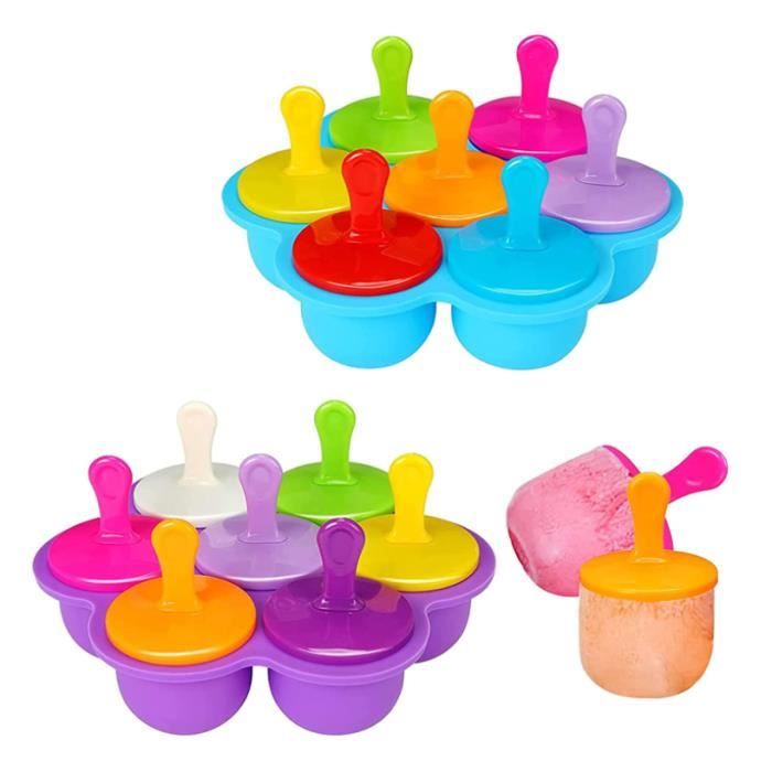 Moules à sucettes glacées en silicone pour dessins animés : sorbetière réutilisable et sans BPA - France