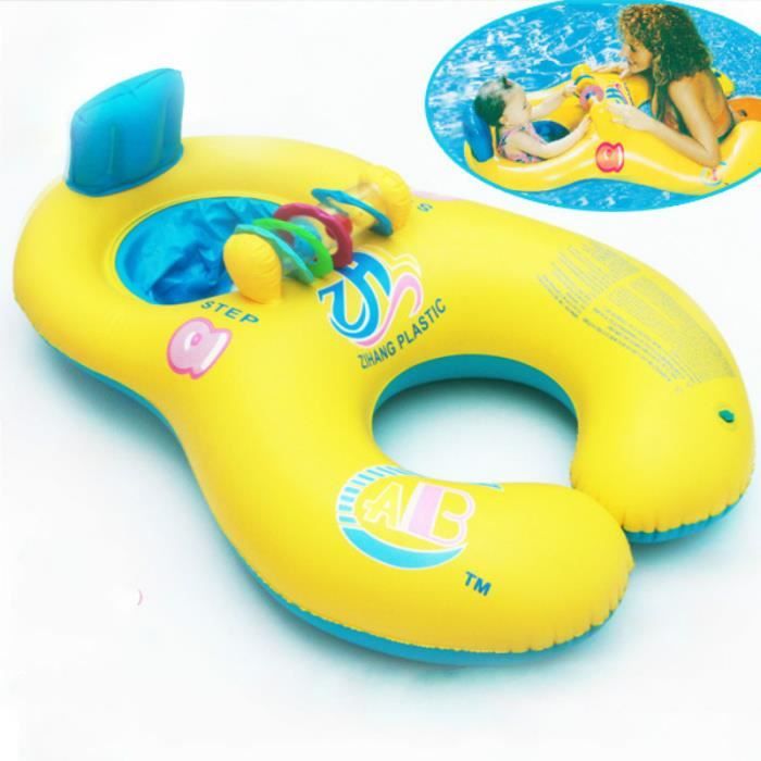 Bouée Gonflable Camion De Pompiers – 74x58 Cm – PVC épais – Anneau De Natation Enfant – Pour Piscine, Plage, Rafting