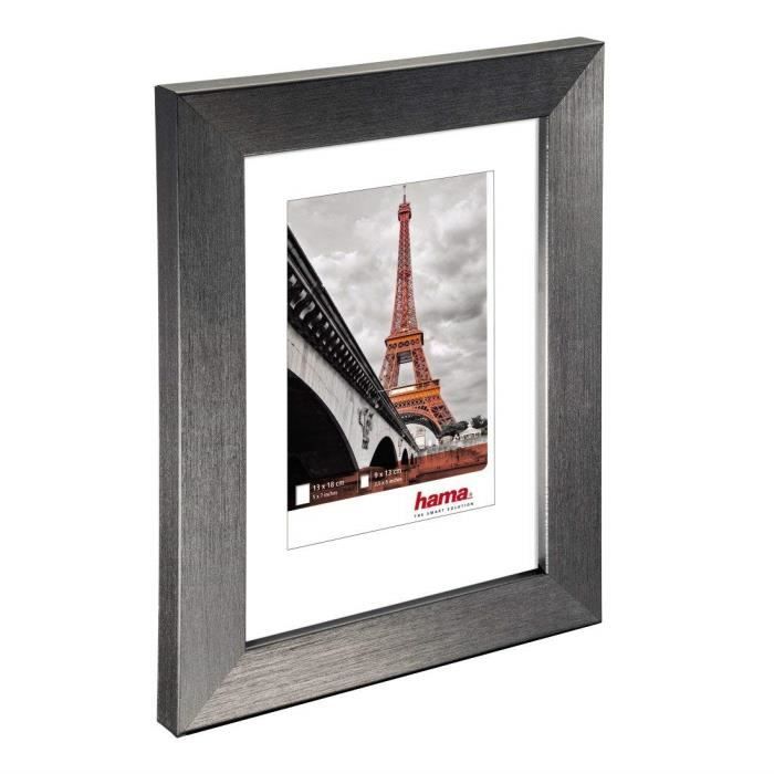 gris contrasté 30 x 40 cm Hama Cadre photo en plastique „Paris“ 