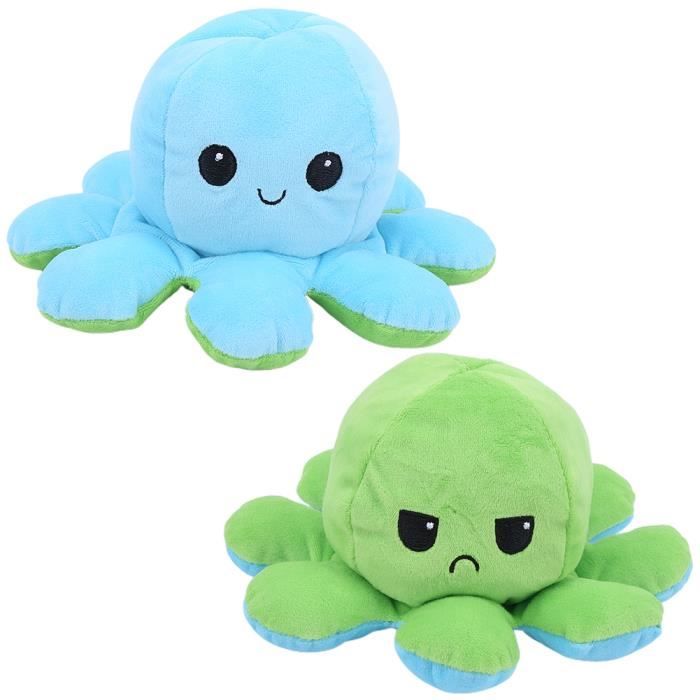 Peluche pieuvre verte Outlet