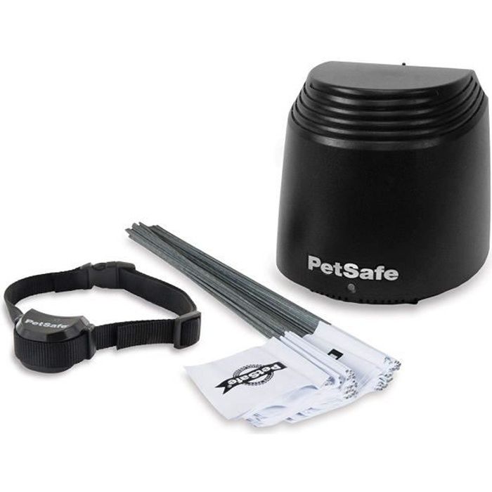 petsafe cloture anti fugue pour chien sans fil portable avec collier anti fugue stay play impermeable rechargeable portee cdiscount animalerie
