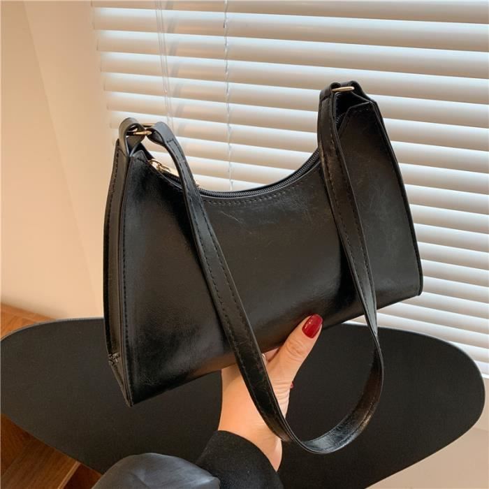 Sac a sale main simple noir