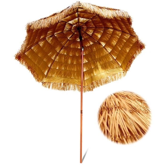 Parasol De Plage Hawaii Ø 200cmParapluie De Parasol De Paille dans