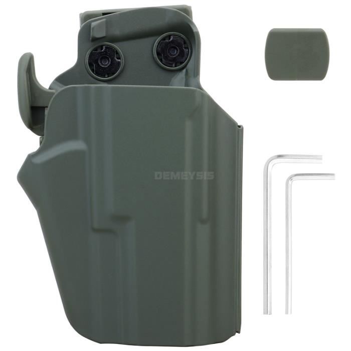 Étui De Ceinture OWB En Nylon Pour Pistolet Airsoft Compact - Modèle AK03, Noir, Ambidextre, Neuf