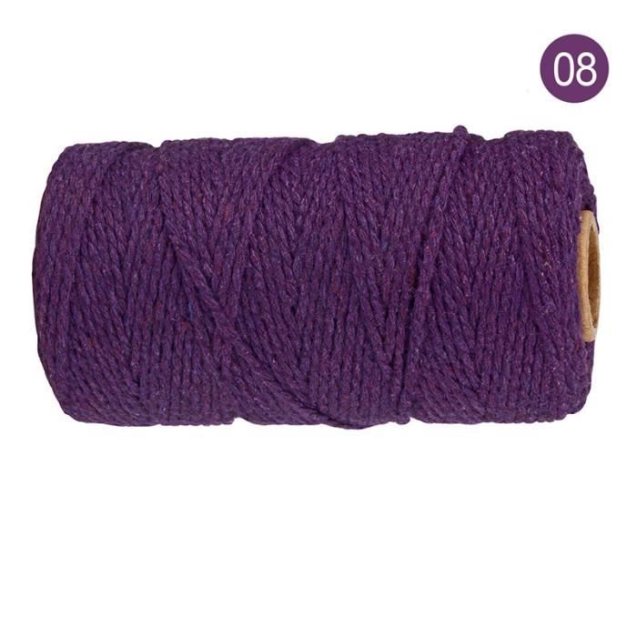 Ficelle Coton Naturelle 2mm - 80 Mètres - Pour Déco, Jardin, Loisirs Créatifs