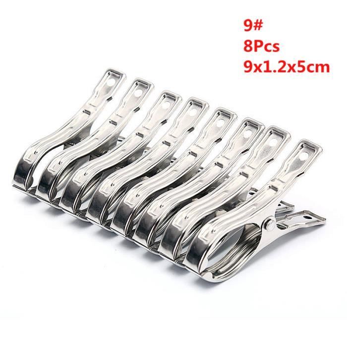Lot de 40 Pinces À Linge Élégantes en Acier Inoxydable Pinces Métalliques Multifonctions pour Chaussettes À Linge Lot de 40 Pinces À Linge Élégantes en Acier Inoxydable Pinces Métalliques Multifonctions pour Chaussettes À Linge