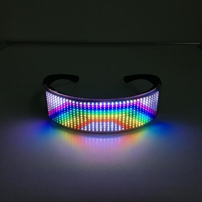 Kit décoration noël,Lunettes lumineuses LED à visière électronique  futuriste, accessoires lumineux pour Festival [A192975743] - Cdiscount  Maison