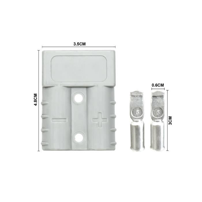 Adaptateur Compact 50A Anderson Vers Câble De Panneau Solaire - Connectique Y Pour Batterie