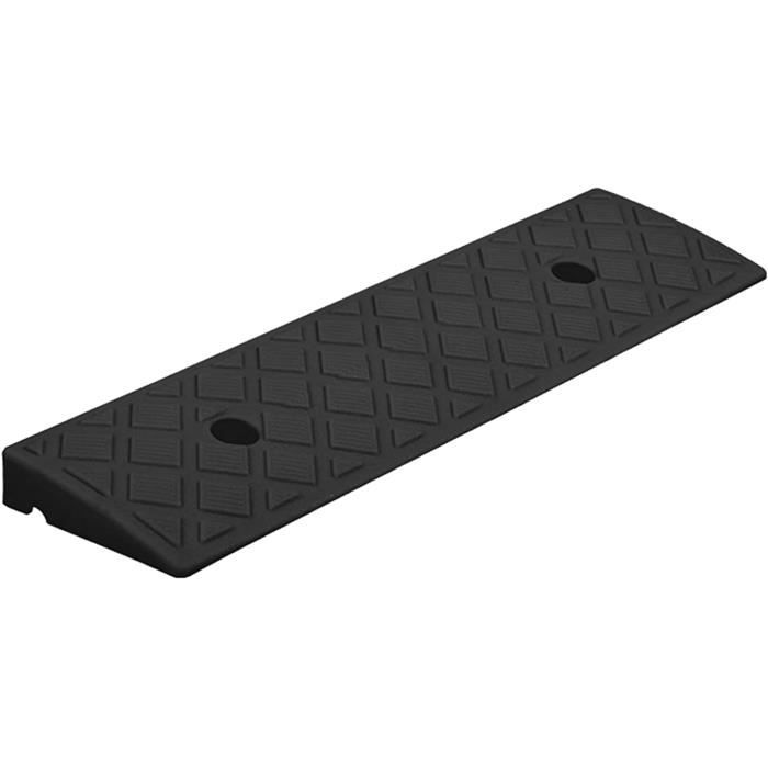 Lot De 2 Rampes Trottoir Voiture & Moto – Plastique Léger Portable – Hauteur 16 Cm – Charge 2 Tonnes – Vert