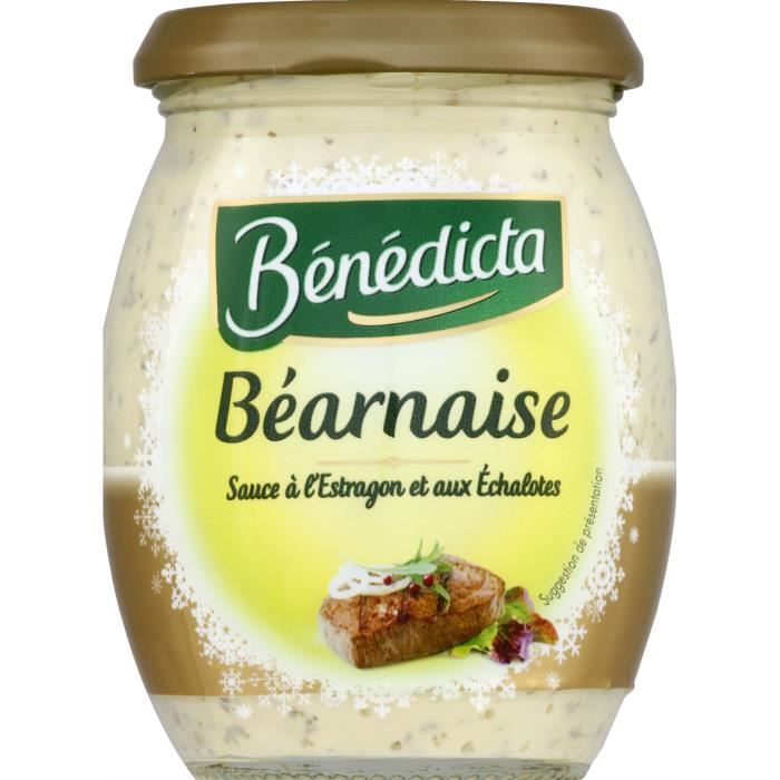 Sauce béarnaise à l'estragon Bénédicta 260 g Cdiscount Au quotidien