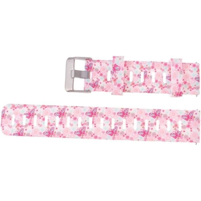 Bracelet De Rechange Silicone 16mm Pour Montre Téléphone Enfant 6ème Génération - Résistant à L'eau Et à La Transpiration