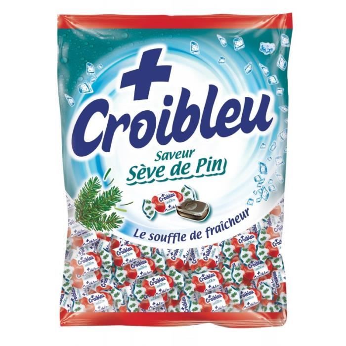 CROIBLEU - Bonbon Saveur Sève De Pin 250G - Lot De 4