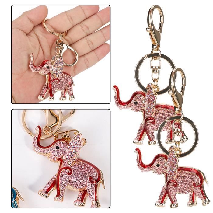 10 Porte-clés Noël Dessin Animé - Pendentifs PVC Pour Sac Téléphone Clés - Cadeau Festif Anniversaire Thanksgiving - 5