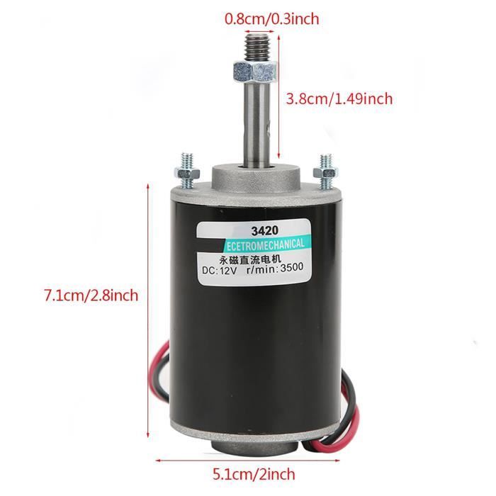Motore CC A Magnete Permanente Ad Alta Velocità E Basso Rumore, CW CCW Mini Motori Elettrici Spazzolati 30w12v 3500 Girimin 87208818