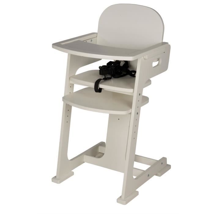 Chaise Haute Bébé 4 Roues Verrouillables - Pour 6 Mois à 3 Ans, Dossier Réglable, Plateau Amovible, Pliable, 50 Kg Max