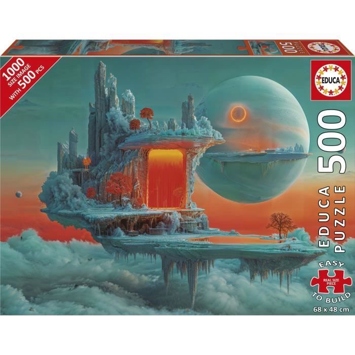 Puzzle EDUCA Planète de Feu et de Glace 500 pièces 68x48 cm À partir de