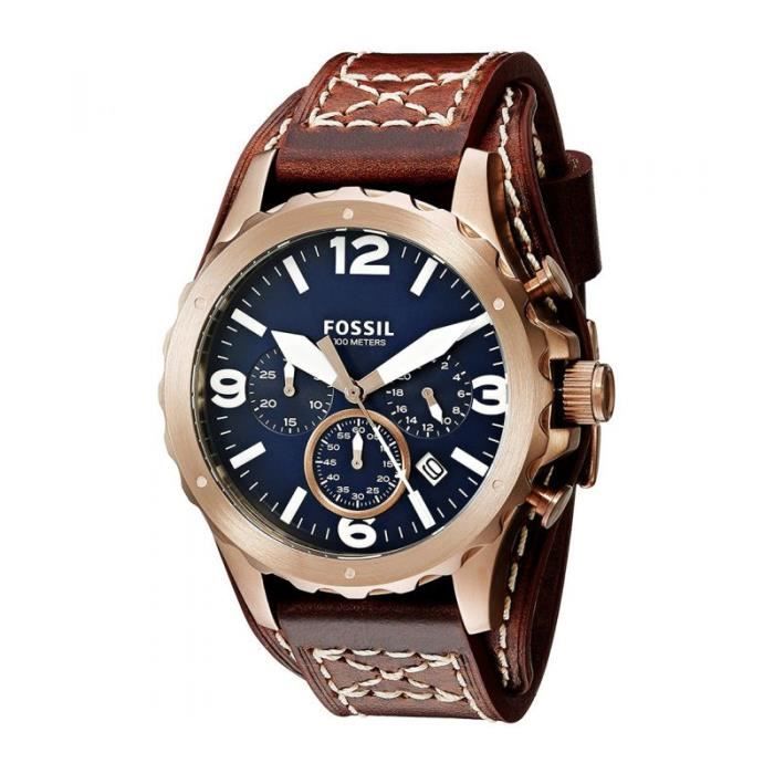 Montre Homme Fossil Nate JR1505 - Cdiscount Bijouterie