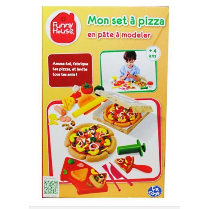 COFFRET PATE A MODELER PIZZA 3 COULEURS + 1 MOULE + ACCESSOIRES JOUET -  Cdiscount Jeux - Jouets