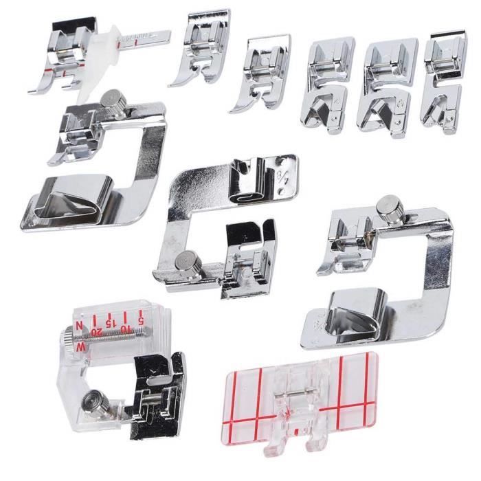 Accessoires Machine à Coudre 15 Pieds Presseurs Machine à Coudre ANCLLO - Compatible Brother, Singer, Janome Pied De Biche Singer Accessoires Machine à Coudre 15 Pieds Presseurs Machine à Coudre ANCLLO - Compatible Brother, Singer, Janome Pied De Biche Singer