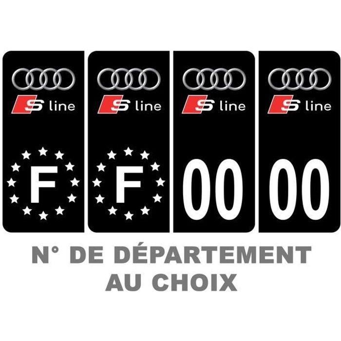 Autocollant Plaque D’immatriculation Voiture 17 Blason La