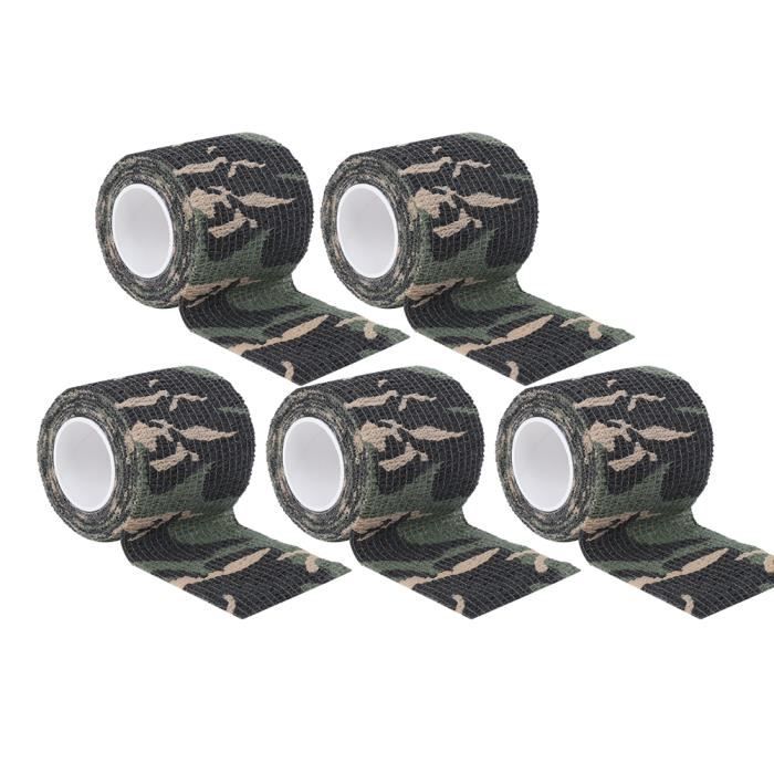 HURRISE Bandes De Camouflage (5 Pièces / Ensemble) Ruban Extensible Extérieur Non Tissé Auto