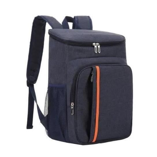 Sac à Dos Isotherme Glacière 30L Tidyard - Pique-Nique Camping Plage Avec Poches
