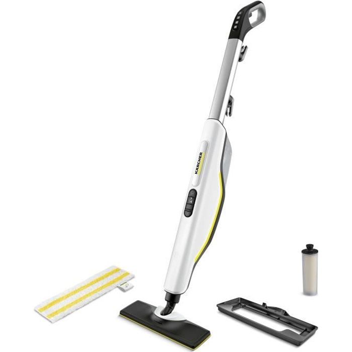 Balai Vapeur KARCHER SC 3 Upright EasyFix – 1600 W, Réservoir 0,5 L, Nettoyage 60 m² - vue 4