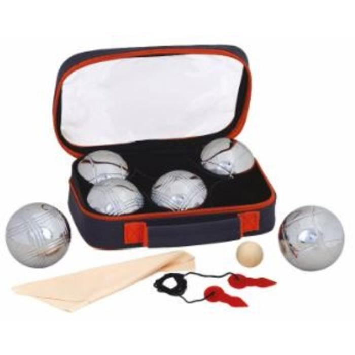 TRIPLETTE DE PETANQUE BOULES MS ACIER LISSE 705 g 71 mm neuves EUR 80,00 - FR