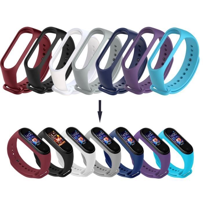 Bracelet mi Band 4 3 7 Couleurs Bracelet De Rechange XIAOMI Mi