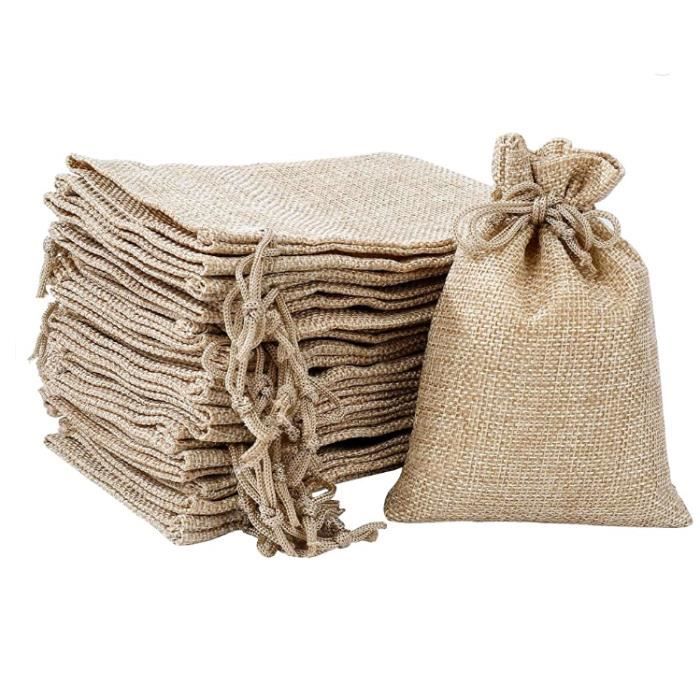 Sac cadeau toile de jute store