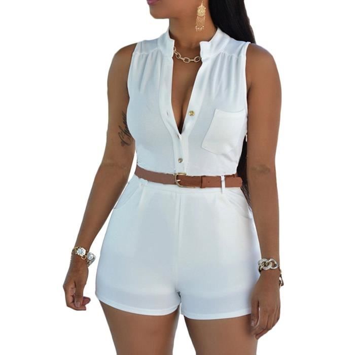 jumpsuit court femme