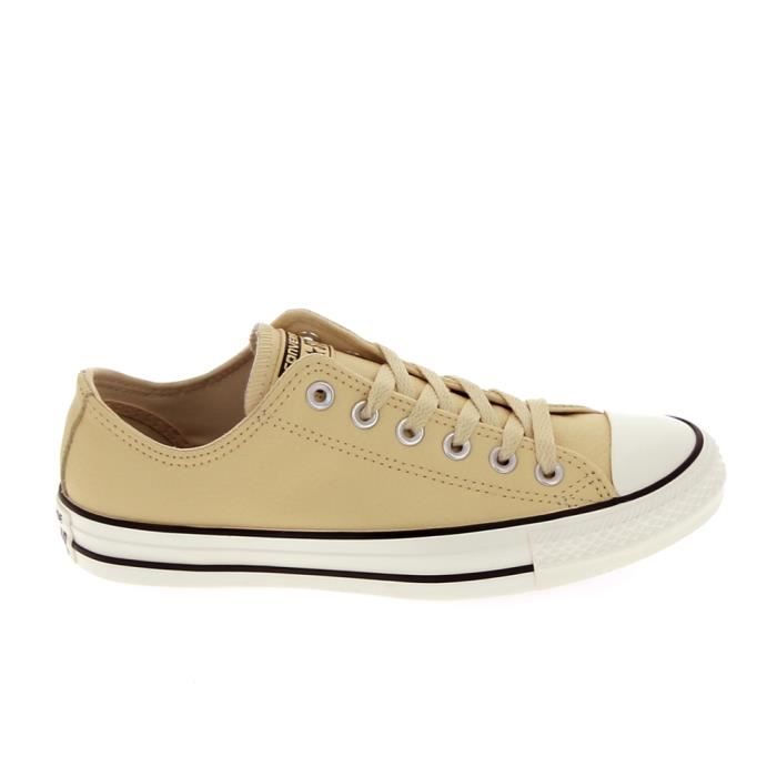 converse basse creme