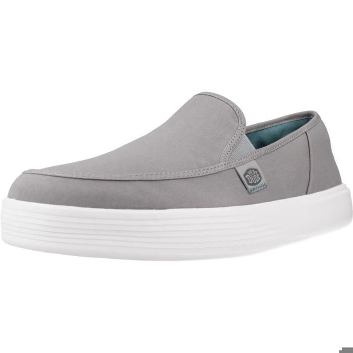 Hey Dude Sport > Zapatillas Hombre Modèle Chaussure Hey Dude Modèle Sunapee M Canvas - Coleur Gris