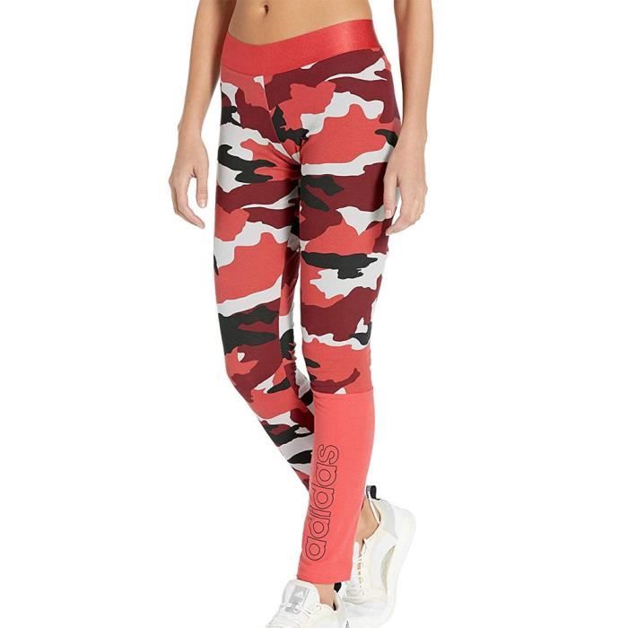 Legging adidas top femme rouge