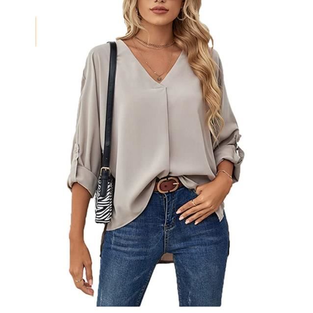 Blouse Femme Chic Chemise En Mousseline Pour Femme Chemise En