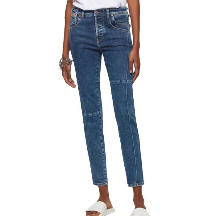 Jeans Slim Taille Haute bleu Femme Diesel Babhila
