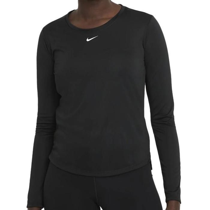 Haut Nike One DF LS Std Top - Femme - Running - Route - Noir
