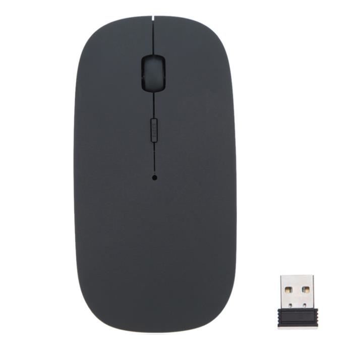 Souris Optique Ultra Fines Pour Souris D Ordinateur De Bureau De 1600 Dpi 2 4g Usb Pour Le Bureau D Ordinateur Portable De Pc Cdiscount Informatique