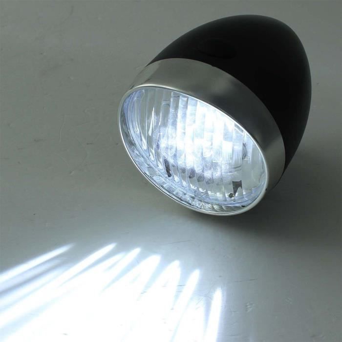 Lot de 10 Phares de vélo rétro avec LED Destockage Revendeur