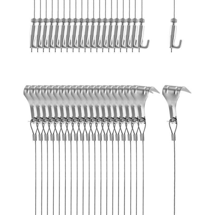 Kit Rail De Galerie Neumann – 18 M Argent Mat – Cimaise Pour Tableaux