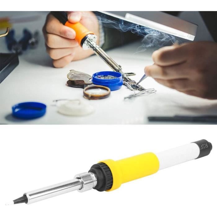 Fer à Souder Portable 12V 60W - Alimentation Par Pince à Batterie Voiture, Noyau Céramique, Poignée Isolante